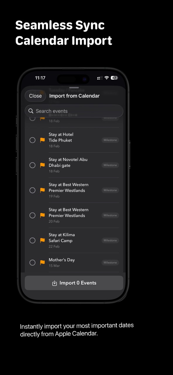 DaysLeft app screenshot