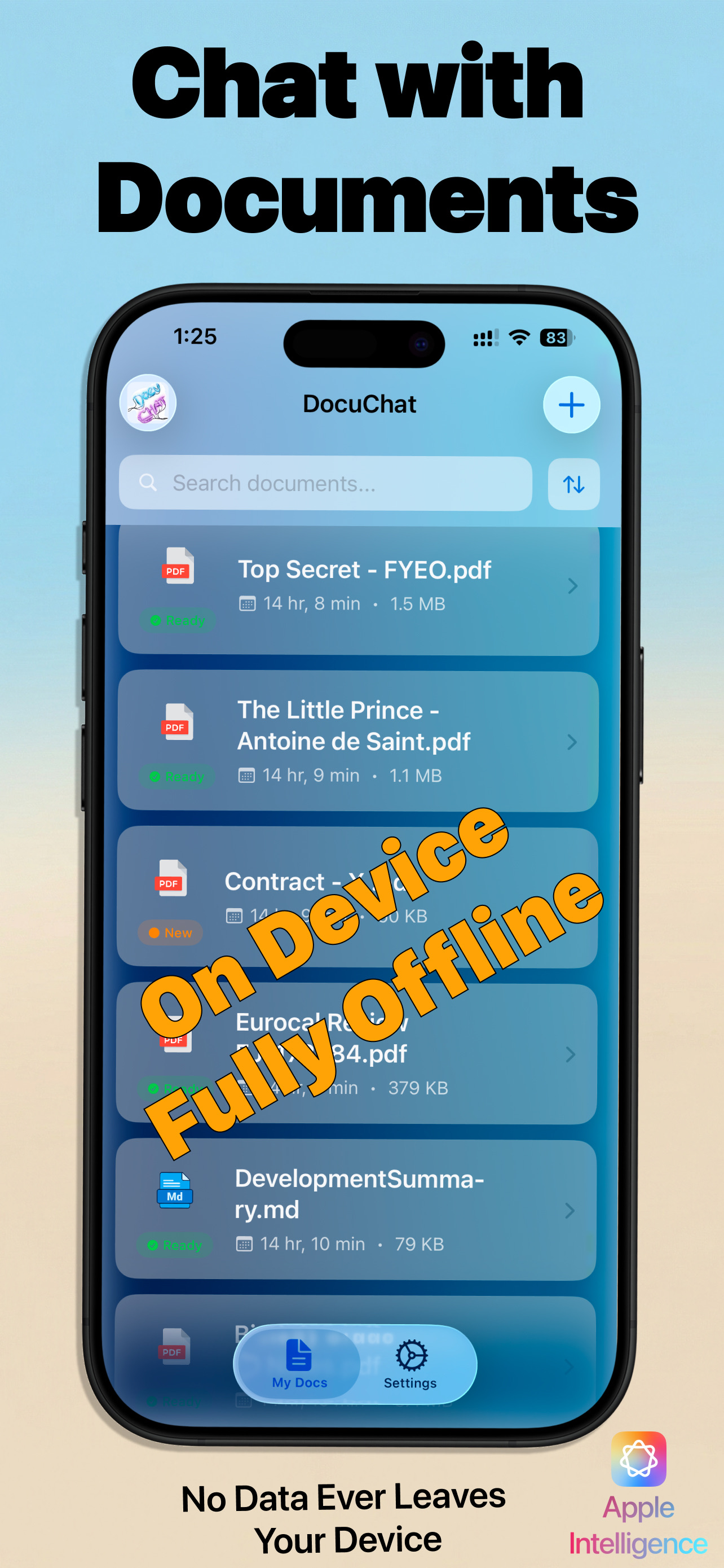 DocuChat screenshot 1